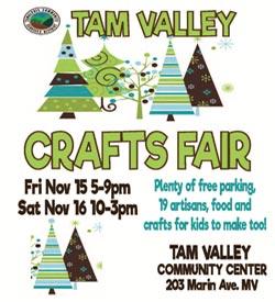 Tam Valley Crafts Fair–Mill Valley 