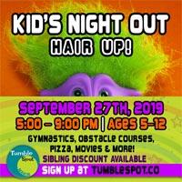 Kid's Night Out at TumbleSpot Marin