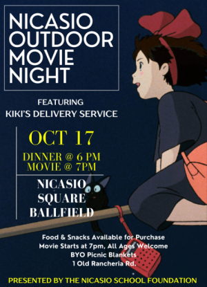 Nicasio Outdoor Movie Night: Kiki's Delivery Service