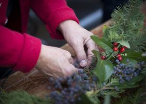 Wreath making