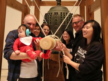 Annual Japanese New Year's Bell Ringing Ceremony, San Francisco