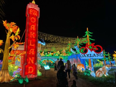 Glowfari at Oakland Zoo
