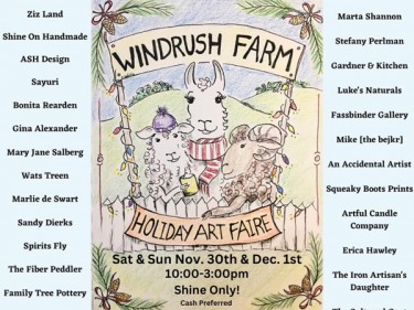 Windrush Farm Holiday Art Faire, Petaluma