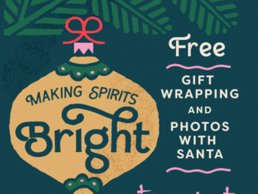 Corte Madera Town Center free gift wrapping and photos with Santa