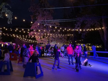 WinterFest skating rink