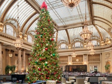 Garden Court Palace Hotel with Christmas Tree