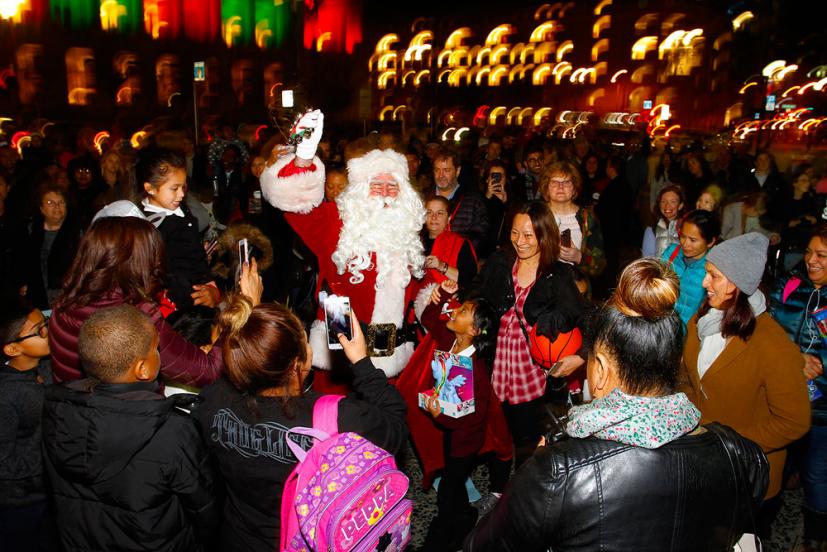 The San Francisco Civic Center Plaza Holiday Tree Lighting - Wednesday, December 7