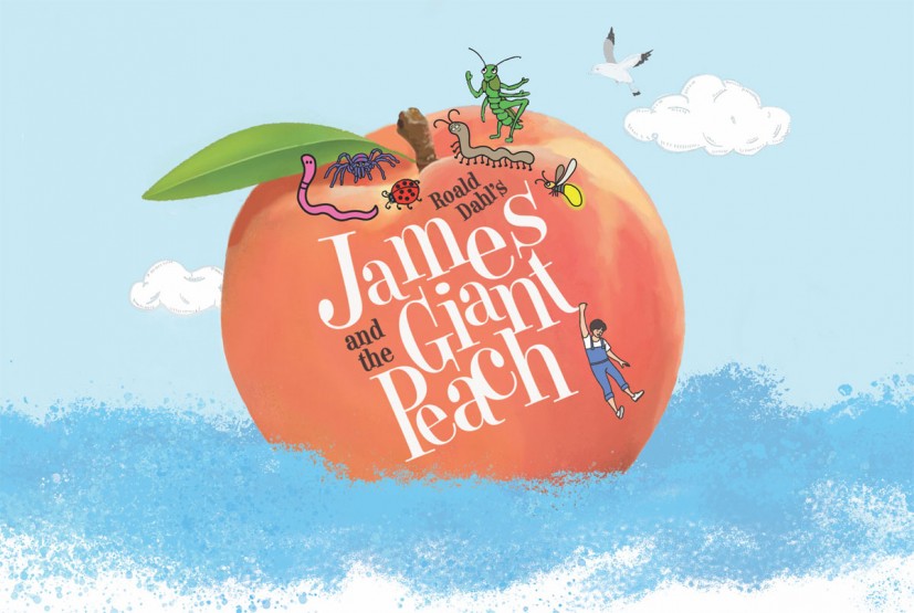 James and the Giant Peach Illustration