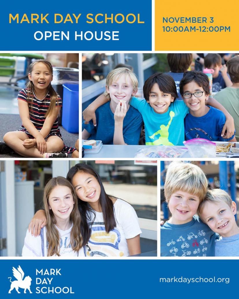 Mark Day School Open House November 3