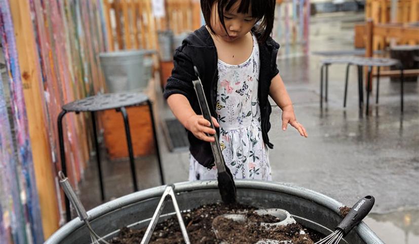 Bay Area Discovery Museum Mud Kitchen