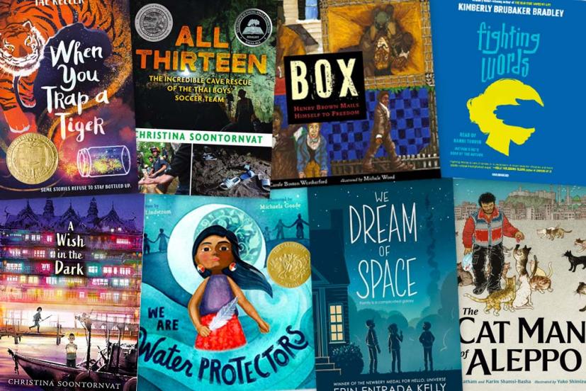 ALA Youth Award winners 2021 collage of book covers