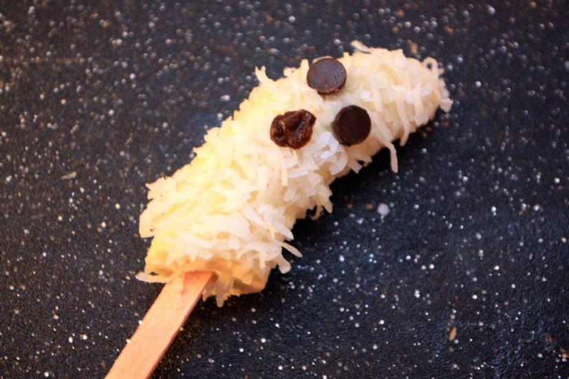 Banana Ghost pops