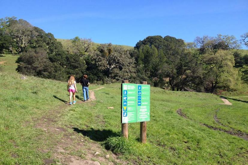 Mt Burdell open space kids hiking