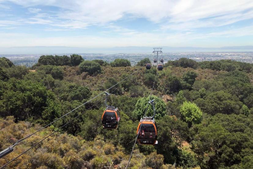 California Trail gondolas Oakland Zoo