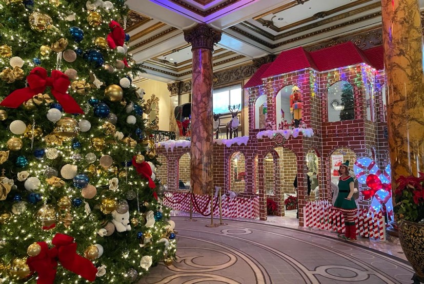 Fairmont Gingerbread House and Christmas Tree