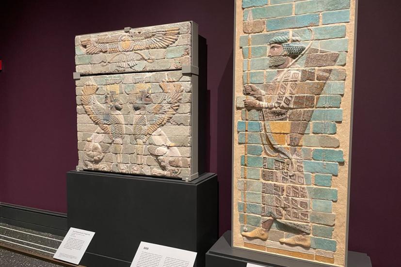 Assyrian mosaics at the Getty