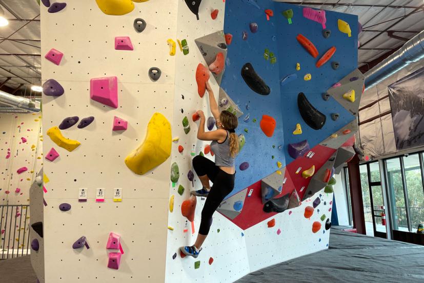 Bouldering at the Gravity Vault Marin