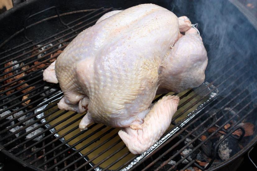How to cook a turkey on a weber charcoal grill Cook Your Thanksgiving Turkey On The Charcoal Grill Marin Mommies
