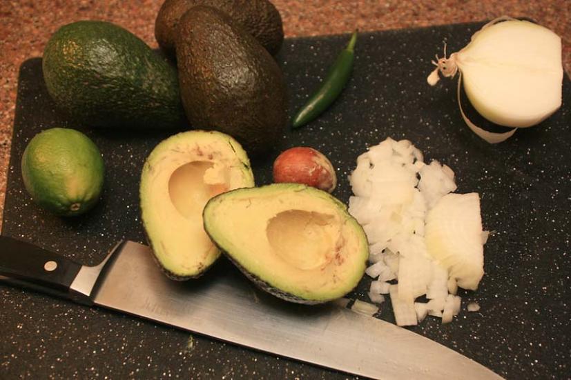 Guacamole ingredients