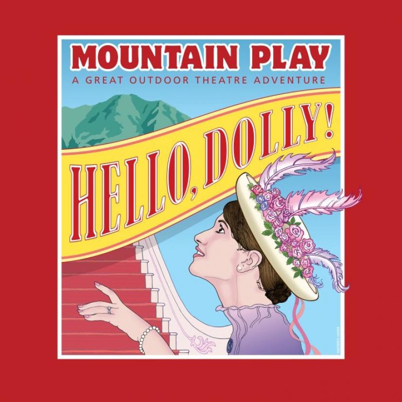 Hello, Dolly! poster graphic
