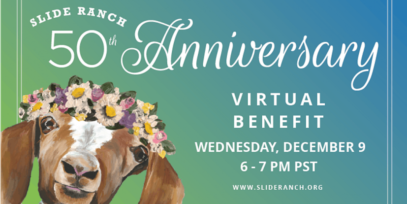 Slide Ranch 50th anniversary virtual benefit