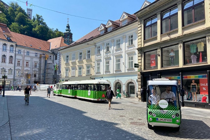 Kavalir electric shuttle Ljubljana