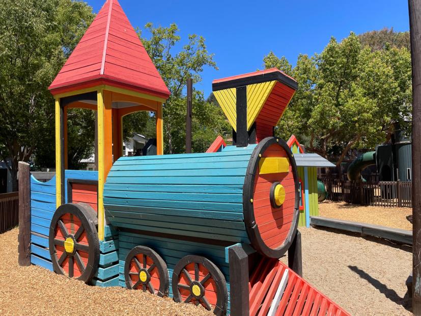 Marin Playgrounds: Millennium Playground at San Anselmo Memorial