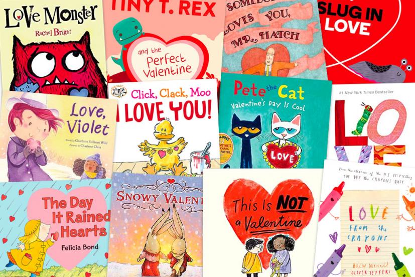 Valentine's Day Book Cover Collage