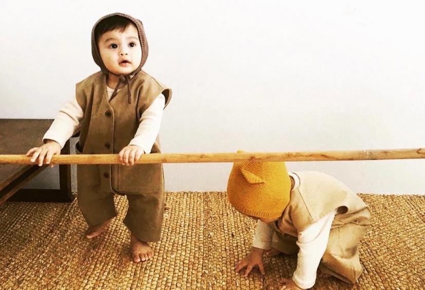 Babies in nibi + toko clothing
