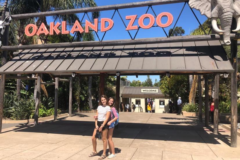 Oakland Zoo entrance