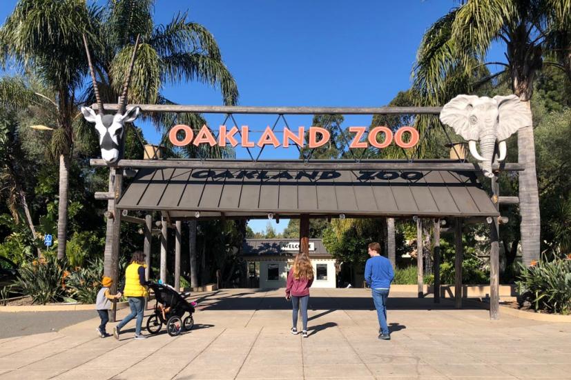 Oakland Zoo entrance