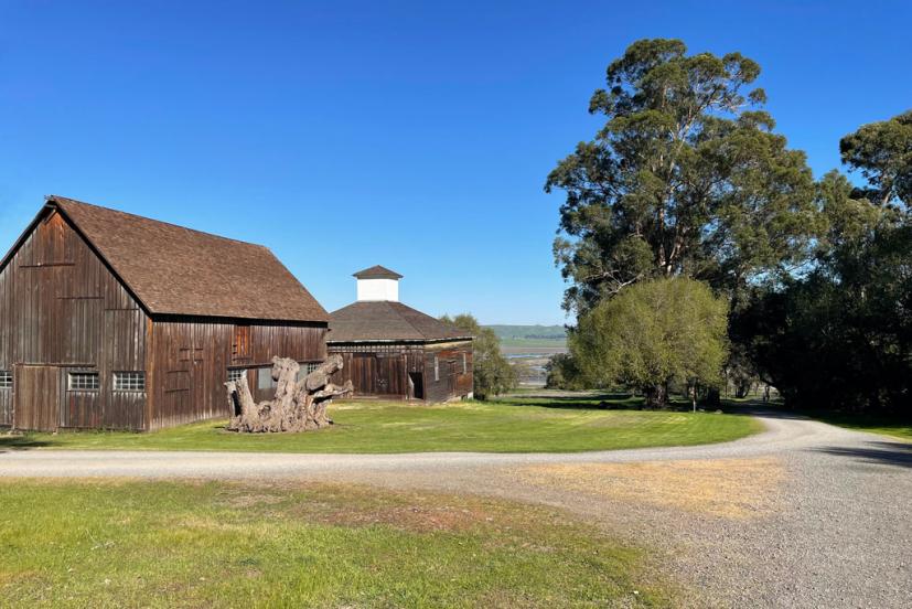 Olompali barn and trail