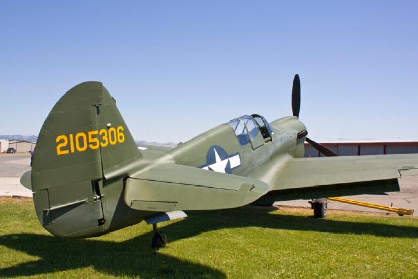 P-40 warbird Sonoma Valley Airport