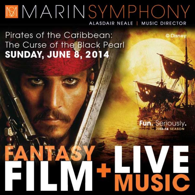 Marin Symphony Performs Pirates of the Caribbean This Sunday Marin