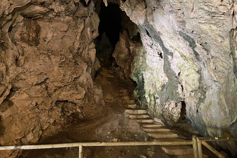 Erazm's secret passage Predjama Castle Slovenia