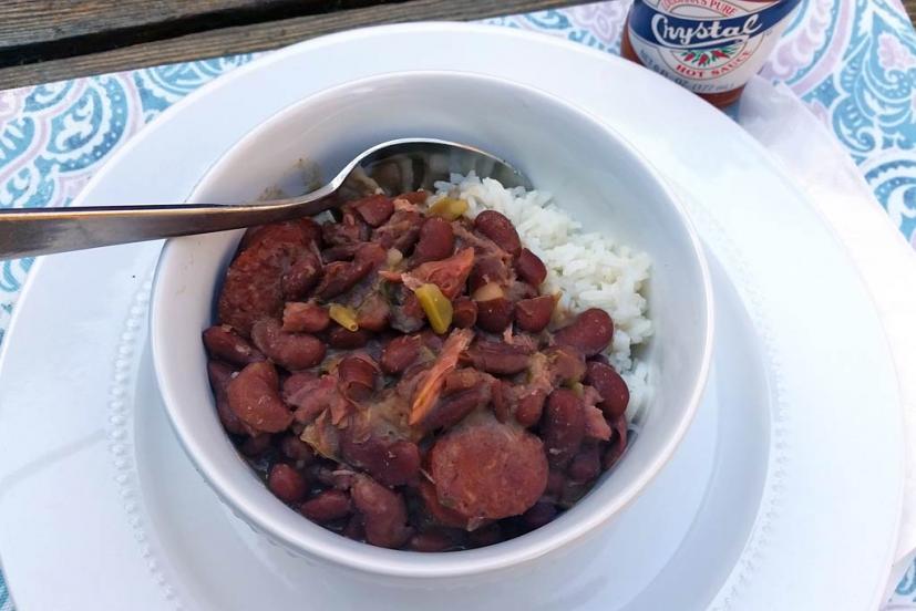 New Orleans red beans and rice