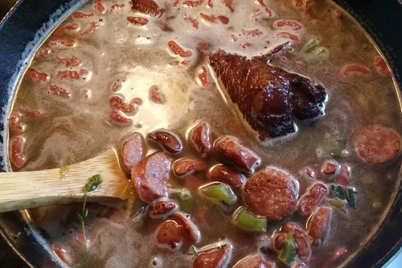 New Orleans red beans and rice