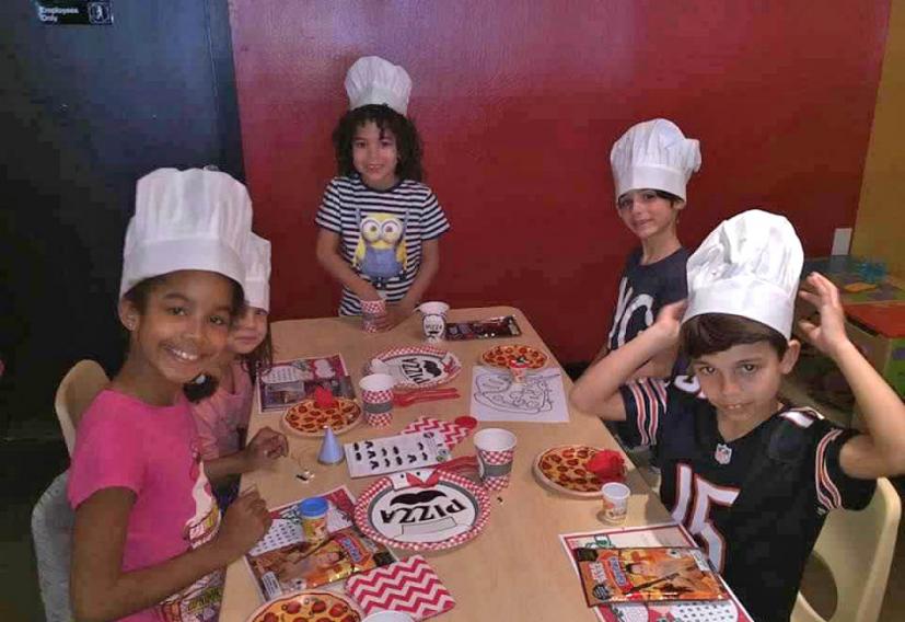 Red Boy Pizza Novato kids' birthday party