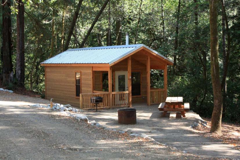 Samuel P. Taylor State Park camping cabins