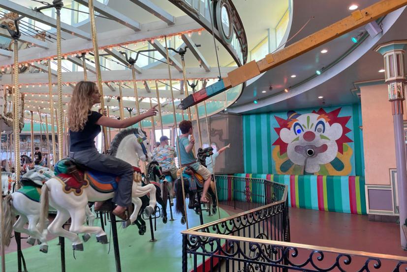 Santa Cruz Beach Boardwalk carousel