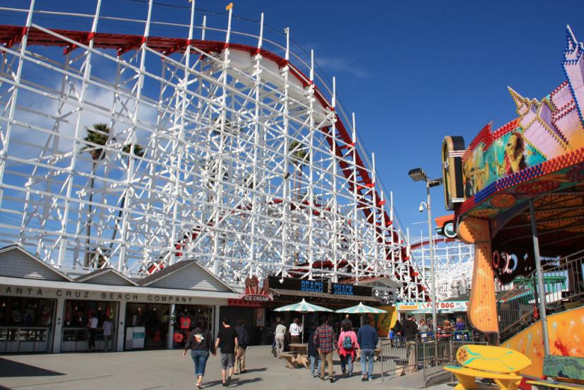 Santa Cruz Beach Boardwalk Giant Dipper