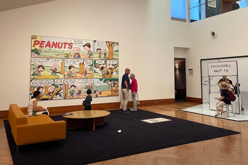 Charles M. Schulz Museum lobby