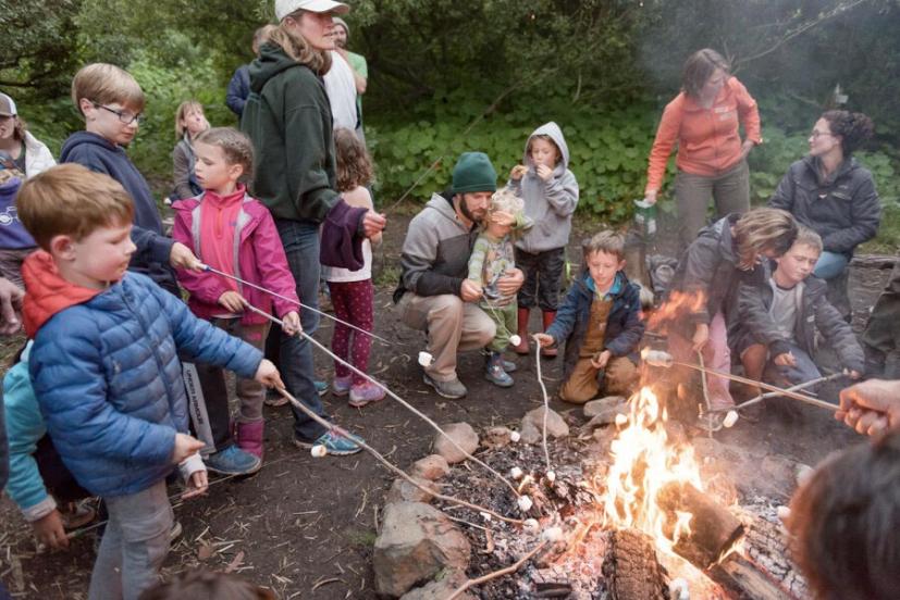 Slide Ranch Family Campout Campfire