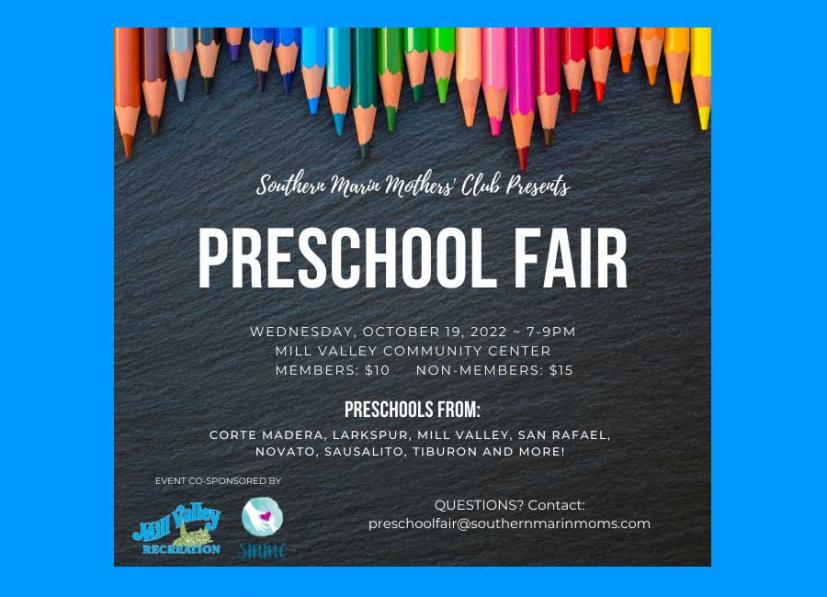 Southern Marin Mothers Club Preschool Fair 2022