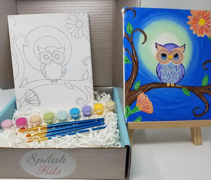SplashKits DIY acrylic painting kits