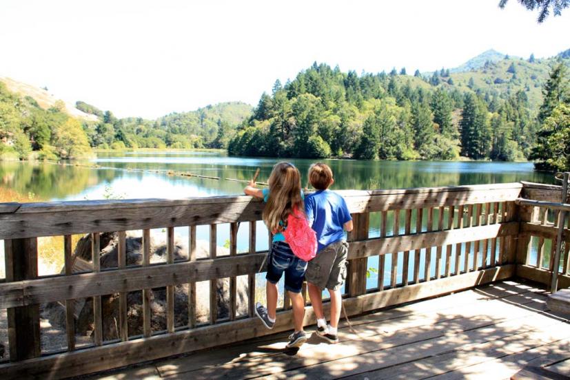 Marin summer hikes lake lagunitas