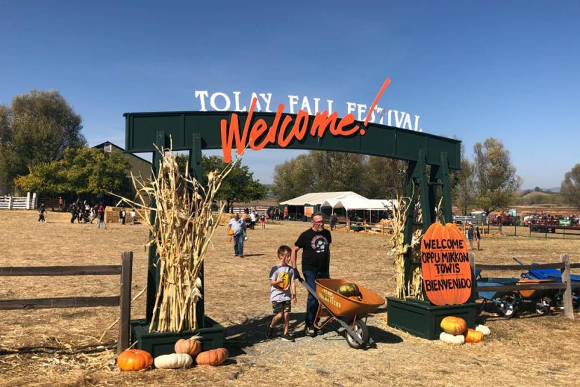 Tolay Fall Festival entrance