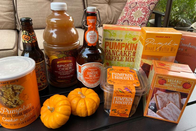 Trader Joe's pumpkin stuff