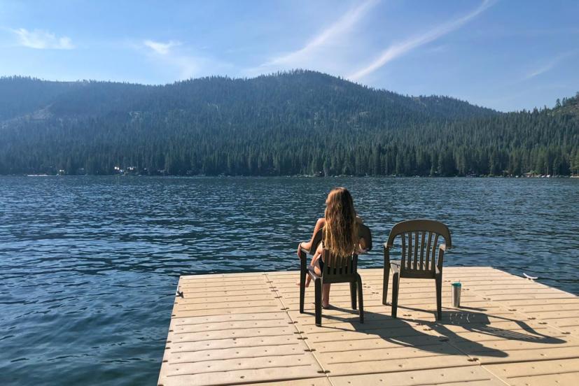 Donner Lake Village dock Truckee