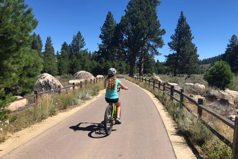 Truckee River Legacy Trail Truckee bike ride